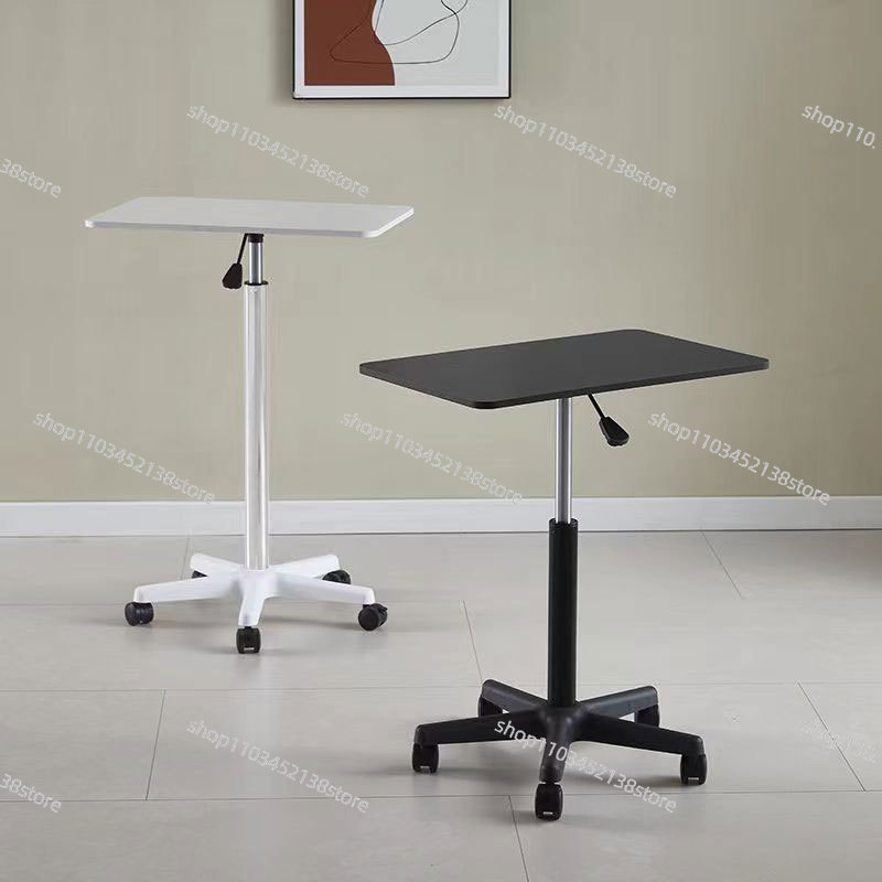 Laptop Stand Bamboo - طاولة متحركة صغيرة قابلة للرفع، طاولة