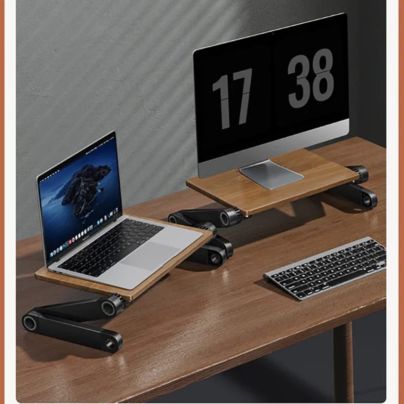 Laptop Stand Bamboo - حامل ارتفاع الكمبيوتر المحمول من الخشب