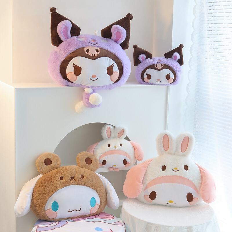 Kawaii Tech Accessories - وسادة وبطانية كورومي الكرتونية اللطيفة من