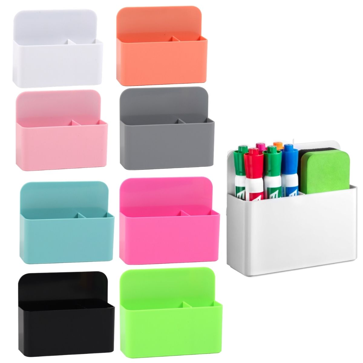 Pen Holder Magnetic - قطعتان من حامل أقلام مغناطيسي للمسح