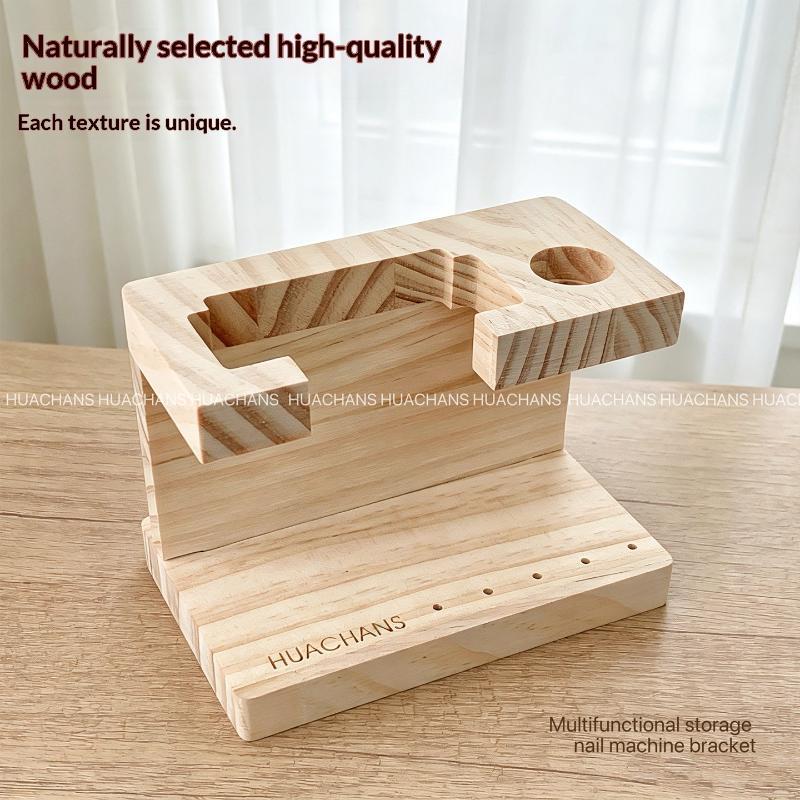 حامل خشبي لرؤوس أداة تزيين الأ - مراجعة Nail Tech Accessories وسعره