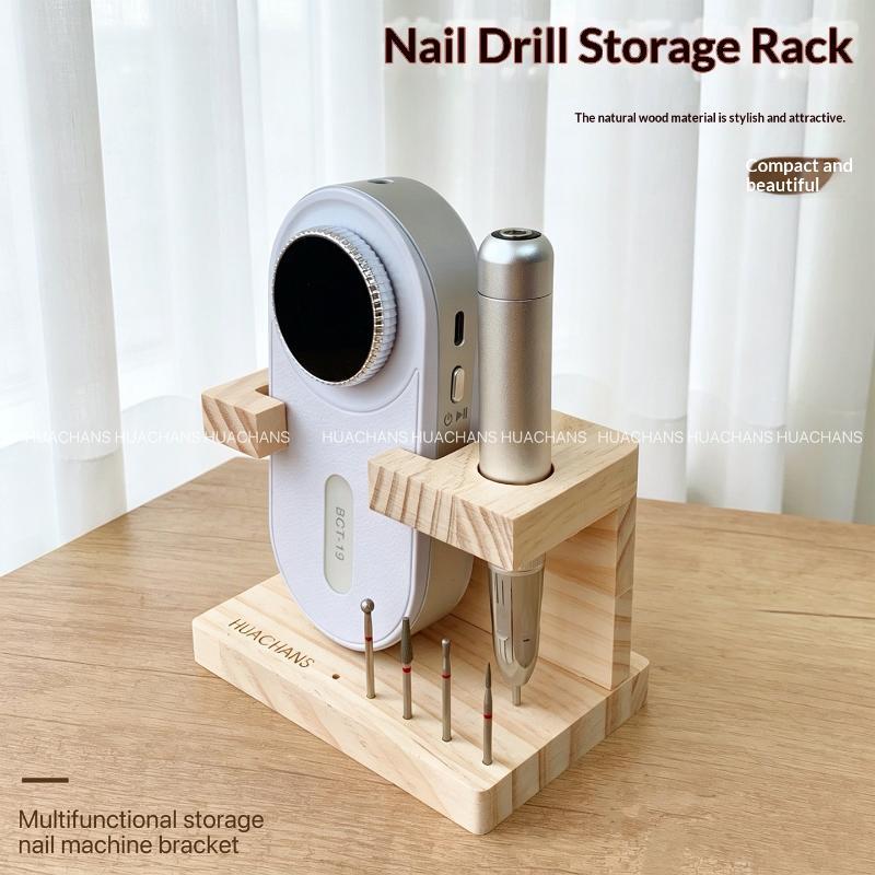 حامل خشبي لرؤوس أداة تزيين الأ - مراجعة Nail Tech Accessories وسعره