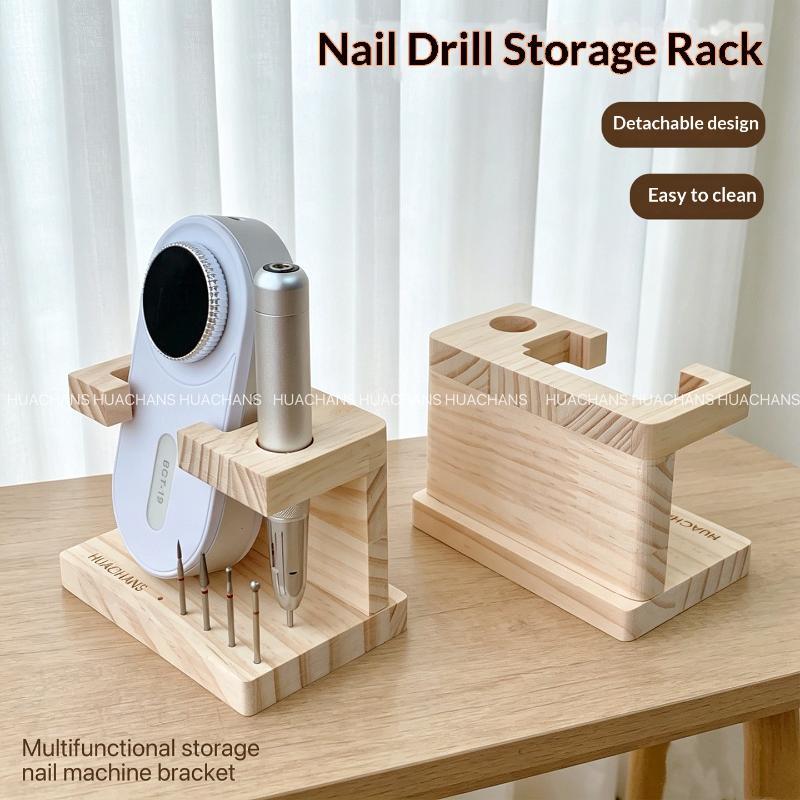 حامل خشبي لرؤوس أداة تزيين الأ - مراجعة Nail Tech Accessories وسعره