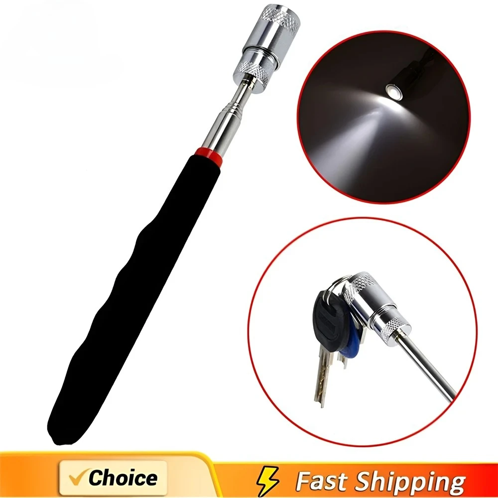 قلم مغناطيسي تلسكوبي مع ضوء LE - مراجعة Pen Holder Magnetic وسعره