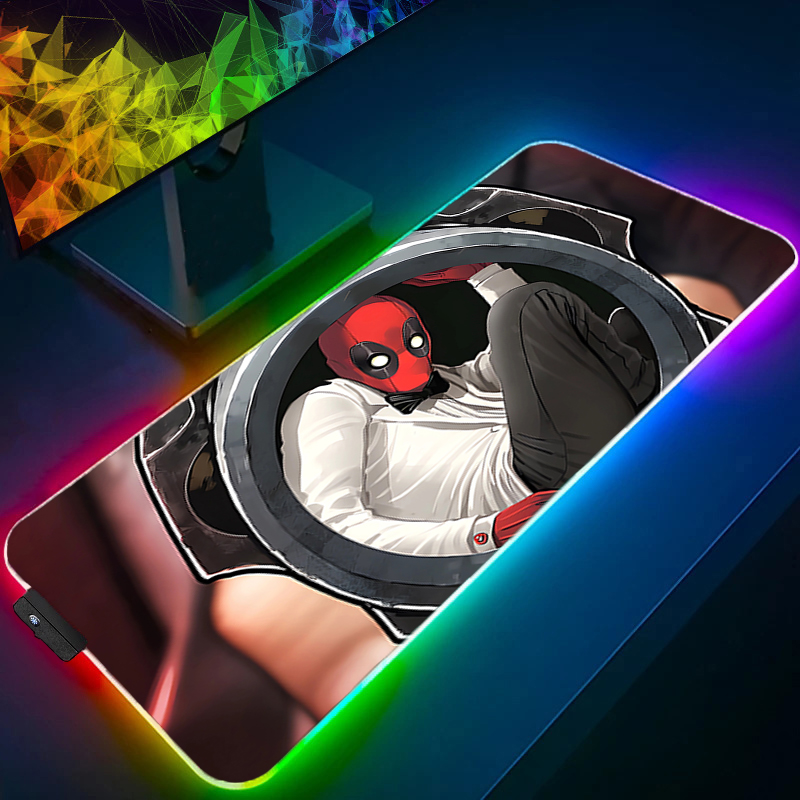 لوحة ماوس LED للألعاب بإضاءة خ - مراجعة Tech Gaming Accessories وسعره