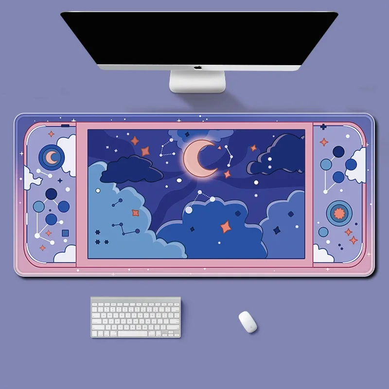 القمر والنجوم كبيرة مكتب حصيرة - مراجعة Kawaii Tech Accessories وسعره