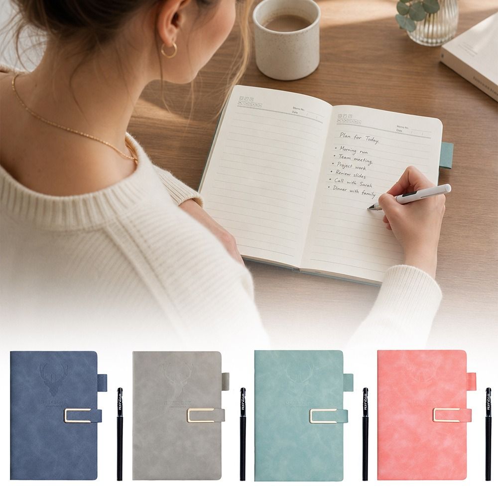 دفتر ملاحظات جديد من الجلد الص - مراجعة Pen Holder Magnetic وسعره