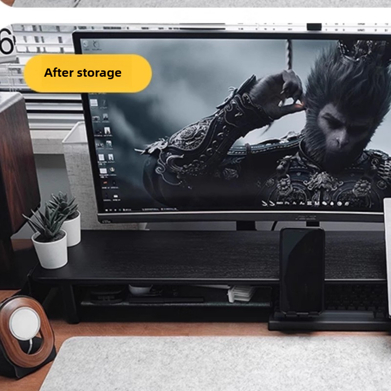 حامل شاشة مكتبي من الألومنيوم  - مراجعة Laptop Stand Bamboo وسعره
