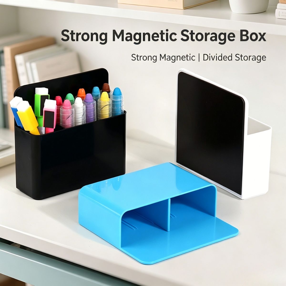 قطعتان من حامل أقلام مغناطيسي  - مراجعة Pen Holder Magnetic وسعره
