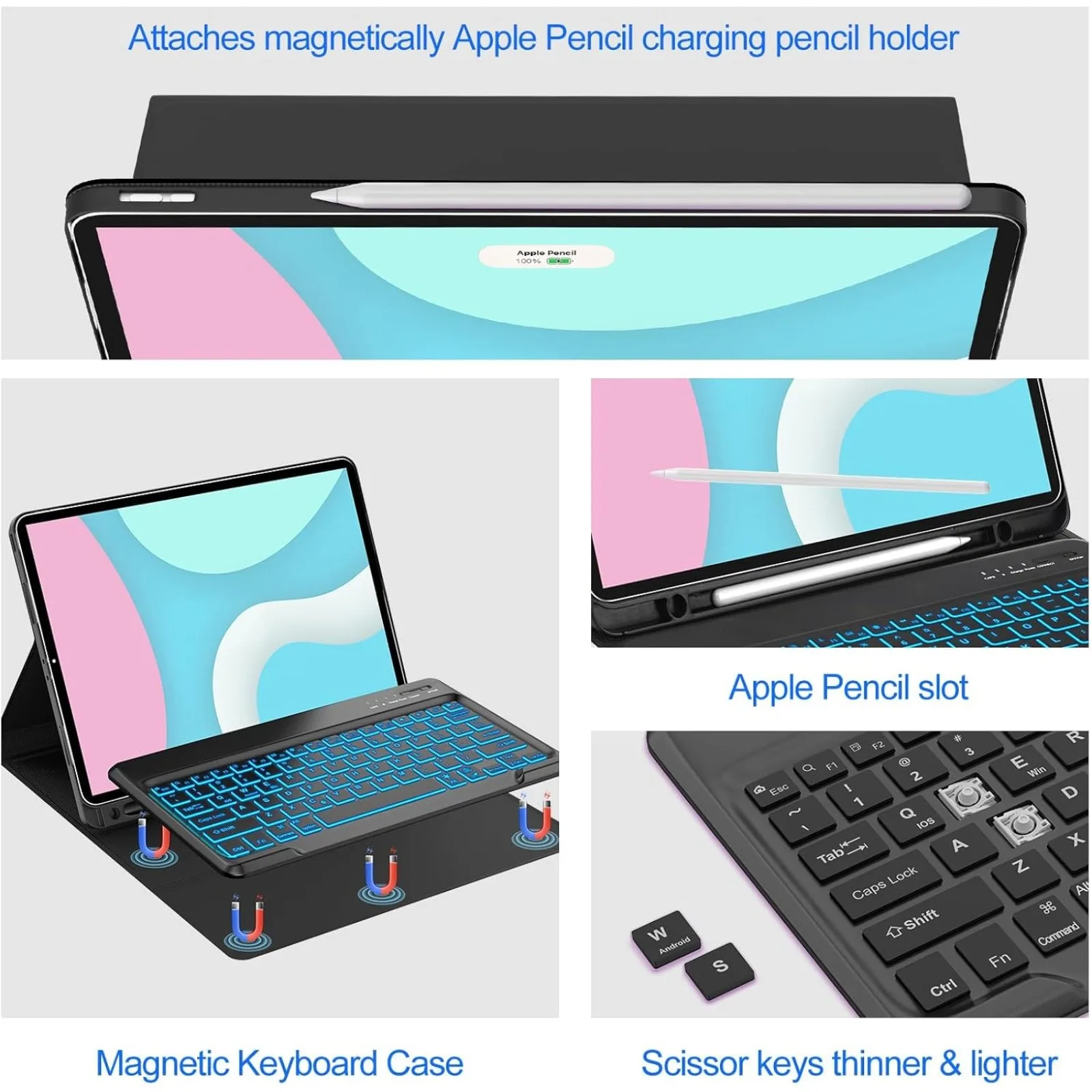 حافظة لوحة مفاتيح وماوس لهاتف  - مراجعة Pen Holder Magnetic وسعره