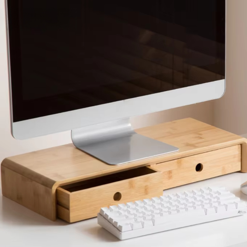 منظم سطح المكتب الصديق للبيئة  - مراجعة Laptop Stand Bamboo وسعره